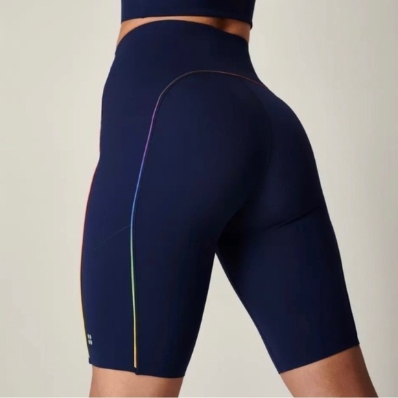 Sweaty Betty Power High Waist 9 in Biker Shorts - Picture 1 of 2